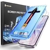 MAGIC JOHN 2 Pack for iPhone 17 6.3 inch Tempered Glass Screen Protector, Auto Dust-Elimination, Bubble Free, HD Clear, Easy Installation,iPhone 17 6.3''