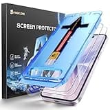 MAGIC JOHN 2 Pack for iPhone 17 6.3 inch Tempered Glass Screen Protector, Auto Dust-Elimination, Bubble Free, HD Clear, Easy Installation,iPhone 17 6.3''