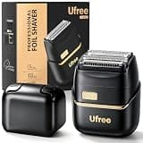 Ufree Electric Foil Shavers for Men, 4 Floating Blades Men’s Electric Razor with LED Display, IPX6 Waterproof Electric Shaver, USB-C Rechargeable Cordless Shaver for Travel & Daily Grooming