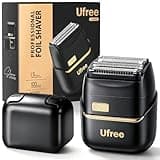 Ufree Electric Foil Shavers for Men, 4 Floating Blades Men’s Electric Razor with LED Display, IPX6 Waterproof Electric Shaver, USB-C Rechargeable Cordless Shaver for Travel & Daily Grooming