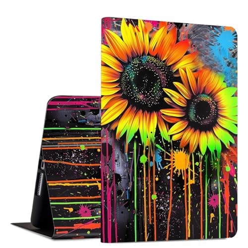 Case for Samsung Galaxy Tab S11 Ultra 14.6 Inch 2025 Slim PU Leather Multi-Angle Viewing Folio Smart Stand Cover with Auto Wake/Sleep for Samsung Tab S11 Ultra 5G SM-X936B/SM-X930,Watercolor Sunflower