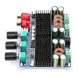 WALFRONT TPA3116 Digital Audio Amplifier Board, 50W X2 Plus 100W 2.1 Channel Stereo Amplifier Board, 12 to 26V DC Input with Volume Knob for DIY Home Theater Car Audio
