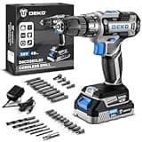 Power Drill Cordless: DEKO PRO Cordless Drill 20V Electric Power Drill Set Tool for Women Drills with Battery and Charger 20 Volt Drills Driver Kit Blue