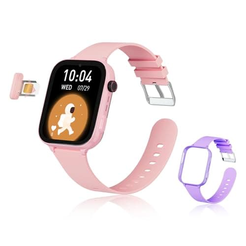 lumthou 4G Kids Watch, Smart Watch for Kid GPS Tracker with SIM Card, Texting, Camera, Two-Way Calling, School Mode, SOS, Games, Best for Kids Aged 3-12, Ideal Gift for Children