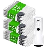 ERAVOR 15 Pack Vacuum Storage Bags for Travel with Rechargeable Air Pump, Space Saver Bags for Clothing, Luggage & Suitcase Compression, Efficient & Portable Storage Solution for Travel Essentials