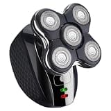 5-in-1 Electric Shaver, USB Rechargeable, Washable, with Nose Trimmer, Facial Brush, Hair Clipper, Ergonomic Design