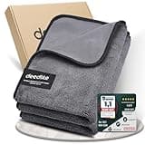 Deedlite Bath Wipes Shower Cleaning Cloths, Premium Car Drying Towel | Ultra Absorbent Twisted-Loop Design| Microfiber Towel for Car, Shower Cabin, Household