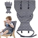 Portable High Chair for Baby Star Pattern Anti-Fall Adjustable Travel High Chair to Fit Any Foldable Baby Seat for Outdoor Feeding Eating