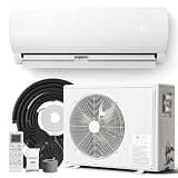 Tehanld Mini Split Ac/Heating System - Upgraded 12000 BTU Mini Split Air Conditioner with Heat Pump, 19 SEER2 115V Energy Efficient AC Unit Up to 750 Sq.Ft, Complete Installation Kit