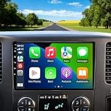 10" Android 14 Car Stereo for Chevy Silverado 3500 HD LTZ Crew Cab 2007-2013, Wireless CarPlay & Android Auto, GPS, BT, WiFi, FM, RDS, SWC, HiFi, Mic, Backup Cam, 4GB+64GB