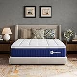 Avenco 12 Inch Queen Hybrid Mattress, Queen Size Mattress with Gel Infused Memory Foam and Smarts Coil Spring, Targeted Support & Pressure Relief, Mattresses in a Box, CertiPUR-US Certified