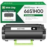 66S1H00 Remanufactured High Yield Black Toner Cartridge with New Chip,28400 Pages Replacement for Lexmark 66S1H00 Compatible with MS531 MS531dw MX532 MX532adwe MS631 MS632dwe MX632adwe Laser Printer