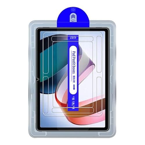 Kepuch Tempered Glass Screen Protector Transparent Compatible for Redmi Pad 10.61", with Auto-Alignment Tool