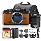 Nikon Zf Mirrorless Camera with NIKKOR Z 24-70mm f/4 S Lens (Orange) 24.5MP Full-Frame Sensor, 4K Video, 5-Axis IBIS Bundle with Bag + 64GB Memory Card