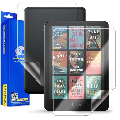 ArmorSuit Full Body Skin Film + Screen Protector for Amazon Kindle Colorsoft (7 Inch, 2024) MilitaryShield HD Clear Film - Made in USA