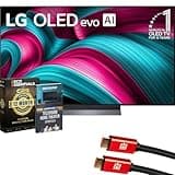 LG 55 Inch C5 Series OLED evo 4K UHD Smart webOS TV (2025) OLED55C5PUA Bundle with 1 YR CPS Enhanced Protection Pack, 2X 6FT HDMI Cable and Deco Gear Home Theater Beginner's Guide