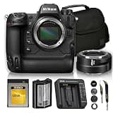 Nikon Z9 Mirrorless Camera Bundle + FTZ II Mount Adapter, 45.7MP Full Frame Professional Camera, 8K Video, EXPEED 7 + 120GB XQD Memory Card + Camera Bag