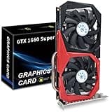 ZER-LON GeForce GTX 1660 Super 6GB Graphics Cards, GDRR6 192Bit PCIE 3.0X16 Computer Gaming Gpu, Dual Freeze Fans Video Card with HDMI/DP/DVI Ports Support 4K and 8K HD