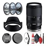 Tamron 18-300mm F3.5-6.3 Di III-A VC VXD All-in-One Zoom Lens for Canon RF APS-C Mirrorless Cameras, Image Stabilization, Fast Autofocus for Travel + Lens Filter Kit + Cleaning Kit (4pc Bundle)