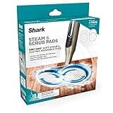 Shark Steam & Scrub Dirt Grip Soft Scrub & Dusting Washable Pads, Fully Reusable, Powerful Cleaning on All Sealed Hard Floors, Compatible with S8001, S8201, S7201 & S7001, Grey, XKITP7000D