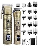 Ufree Hair Clippers for Men, Cordless Beard Trimmer, Grooming Kit, Bronze