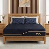 MLILY EGOHOME Twin XL Size 12 Inch Hybrid Mattress in a Box, 5 Zone Pocket Spring Memory Foam, Firm Support, Pressure Relief, Motion Isolation, CertiPUR-US