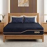 MLILY EGOHOME Twin XL Size 12 Inch Hybrid Mattress in a Box, 5 Zone Pocket Spring Memory Foam, Firm Support, Pressure Relief, Motion Isolation, CertiPUR-US