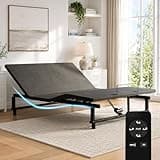 Feetice Queen Size Adjustable Bed Frame with Wireless Remote, Zero Gravity & Head & Foot Incline, Heavy-Duty Steel Frame, Whisper-Quiet Motor, Easy Installation (79" L x 59" W x 12" H)