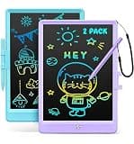 Kidopire LCD Writing Tablet, 2Pack Reusable Drawing Pad for Kids, Colorful Doodle Board Kid Drawing Tablet, Educational Toddler Girl Toys, Birthday Gift Ideas for 3 4 5 6 7 8 Year Old Kids