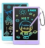 Kidopire LCD Writing Tablet, 2Pack Reusable Drawing Pad for Kids, Colorful Doodle Board Kid Drawing Tablet, Educational Toddler Girl Toys, Birthday Gift Ideas for 3 4 5 6 7 8 Year Old Kids