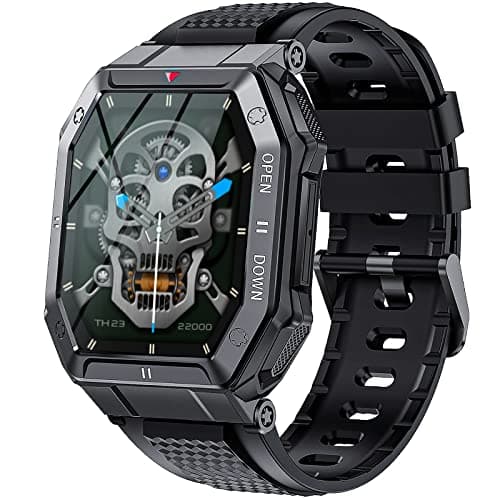 Smart Watch for Men Women (Call Receive/Dial), 1.69" HD Bluetooth Activity Tracker Smartwatch, Waterproof Fitness Tracker Digital Watch with Call/Text/Heart Rate Monitor for iPhone Android Phones