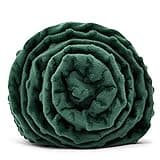 TONGDADA Weighted Blanket Cover (Dark Green Minky Dot, 48''x72'' Duvet Cover)