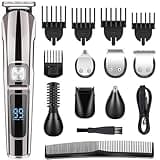 DAXXIN Hair Cutting Tool, Professional Hair Trimmer Waterproof 6 in 1 Hair Clipper Electric Hair Cutting Machine Beard Trimer Body Men Haircut