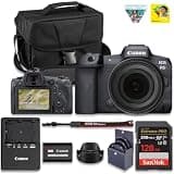 Canon EOS R5 Mark II Mirrorless Camera with 24-105mm f/4-7.1 is STM Lens Kit| 45MP Full Frame Sensor 8K Video Recording | Advanced IBIS Autofocus for Professional Creators + 128GB Card + Camera Case