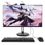 23.8-inch IPS All-in-one PC Featuring a Core i5 Processor, 16GB DDR, 512GB SSD, a Retractable Camera, Wi-Fi and Bluetooth Support, and a Keyboard and Mouse Included; Ideal for Home and Office use