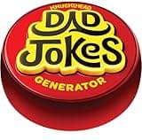 Knucklhead Dad Jokes Button - Father's Gift - Features 50+ Funny Dads Joke - Gift for Fathers Birthday Present from Wife, Son, Daughter, Kids - Silly Gag for Men - Funny Gifts for Adults, Dad Presents