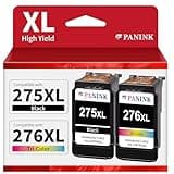 PANINK Remanufactured Ink Cartridge Replacement for Canon 275 276 275XL 276XL PG-275 XL CL-276 XL Ink Cartridges Combo Pack for PIXMA TR4720 TS3522 TR4700 TS3722 TS3500 TR4722 TS3720 TS3520 Printer