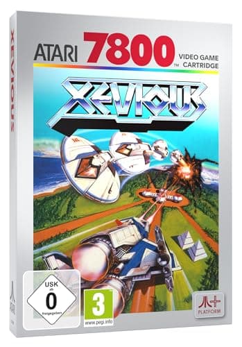 XEVIOUS (compatible with Atari 2600+, Atari 7800+ and Atari 7800 video game systems)