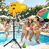 ZHIGUANYUN 1200W Foam Cannon, Stage Effect Bubble Machine, Jet Foam Maker, for Theme Parks, Music Festivals, Outdoor Parties, Bars