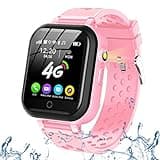 DDIOYIUR Smart Watch for Kids, 4G Kids Phone Smartwatch with GPS Tracker, WiFi SMS, Call, Voice Video Chat, Bluetooth, Audio Recording, Alarm, Pedometer, Wrist Watch for 4-16 Boys Girls Birthday Gifts
