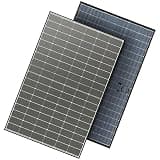 JJN Bifacial 425 Watt Solar Panel, N-Type UL 61730 16BB Solar Panels, 25% High Efficiency Monocrystalline Solar Module for 12V/24V/48V PV System for Homes Rooftop Farm RV and Off-Grid Applications