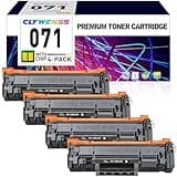 CLYWENSS 071 Black Toner Cartridge Replacement for Canon 071 071H CRG071 CRG-071 H for ImageClass LBP122dw MF273dw MF275dw LBP122 LBP120 MF270 MF272dw Printer (4-Pack)