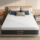 LYkotama 12 Inch Full Hybrid Mattress, Medium Firm Memory Foam Mattress with Pocket Spring, Mattress in a Box, Fiberglass Free, Breathable Soft Knitting Cover,12 Inch:Full