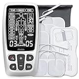 Alcedo TENS Unit + EMS Combination Machine Muscle Stimulator for Pain Relief, Electric Rechargeable Pulse Massager with 41 Modes for Back/Neck Pain Therapy