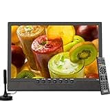 Othoig14'' Portable TV,Small TV with Batterys-HDMI,USB,AV Slot and 1 Antenna,Remote Control,12 Volt car Cable/AC for RV car/Camping/Kitchen
