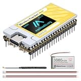 Wireless Tracker V2 + 3000mAh Battery UC6580 Dual Band GNSS GPS Module ESP32-S3 WiFi BLE 28dBm High Power SX1262 LoRa Supports Asset Tracking Personnel Positioning Compatible with Meshtastic LoRaWAN
