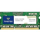 Timetec 4GB Compatible for Synology NAS DiskStation/RackStation DDR3/DDR3L 1600MHz PC3L-12800 1.35V Non-ECC Unbuffered 204 Pin SODIMM RAM Upgrade (Replacement for Synology RAM1600DDR3-4G)