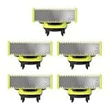Shaver Replacement Blades,Compatible For One Blade QP2520 QP2630 QP2515 QP6510 QP6520 QP6530 Trimmer(5 pcs blades)