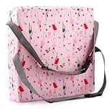 Zicac Portable Seat Cushion Washable with Non-Slip Bottom, Detachable Strong Support Cushion for Toddler Kids Baby Infant (Pink)