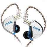 CCA C12 in Ear Monitor Headphones 5BA 1DD Hybrid HiFi IEM Earphones Noise Isolating Stereo Wired Earbuds for Musicians Audiophile Singers DJ